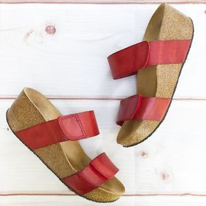 Eric Michael | "Liat" Cork Platform Sandals